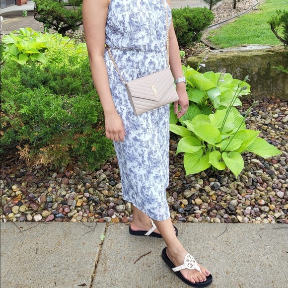 ⛔️SOLD⛔️ SAINT LAURENT MATELASSÉ FLAP POUCH IN QUILTED GRAIN EMBOSSED LEATHER - Picture 10 of 13